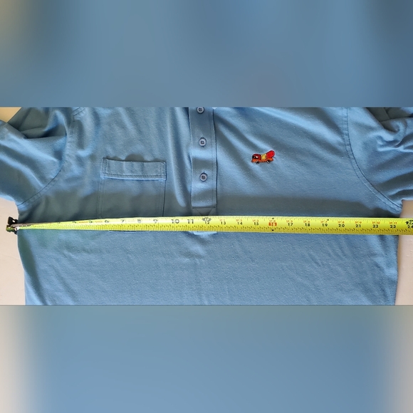 Etonic Mens Vintage Oscar Mayer Weinermobile Polo USA w/FLAW - Shirt XL - EUC - Picture 12 of 13